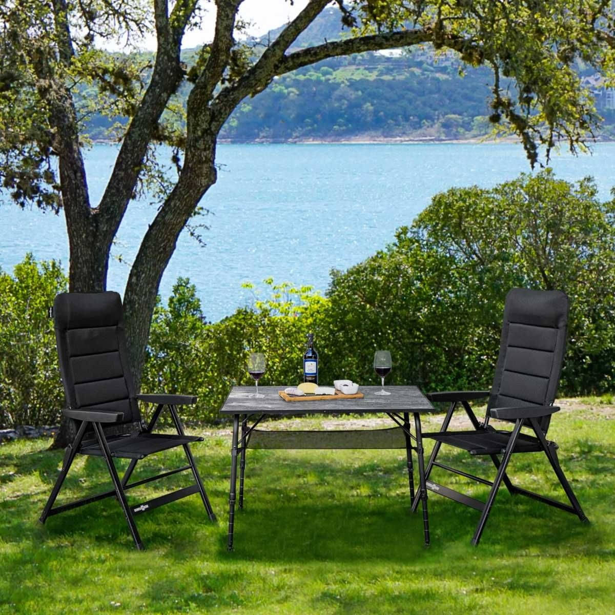 BRUNNER Campingstuhl SKYE 3D Schwarz - 0404063N.C09