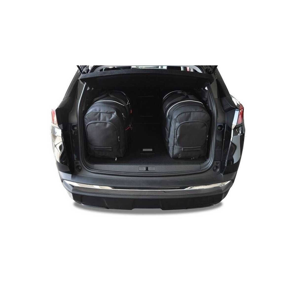 KJUST Kofferraum Taschen Set fuer PEUGEOT 3008 ab Bj. 2016 4er-Set - 7032017