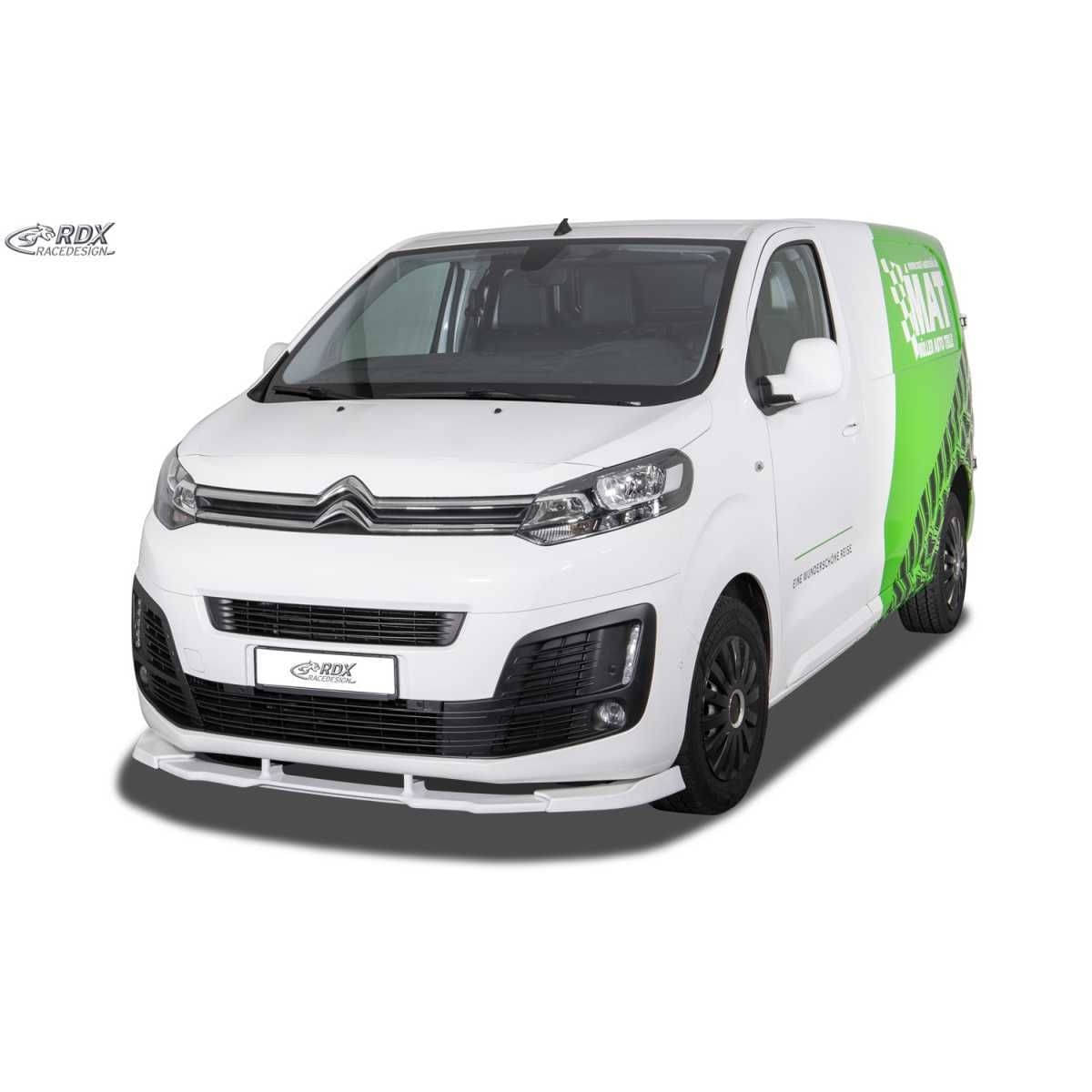 RDX Racedesign Frontspoiler Frontlippe VARIO-X CITROEN Jumpy-Spacetourer - PEUGEOT Expert-Traveller ab Bj. 2016 - RDFAVX30219