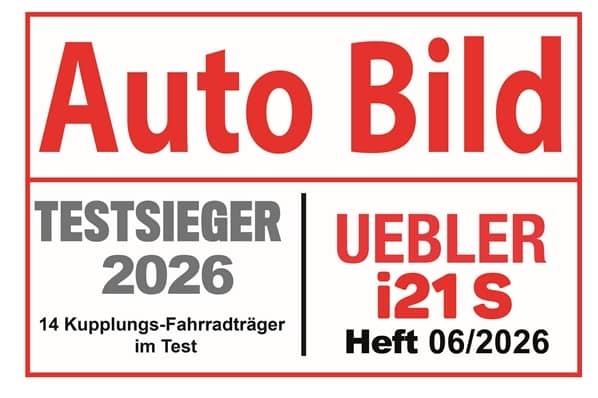 Set UEBLER i21 S Fahrradtraeger 2 Raeder faltbar inkl. Tasche - 18100 25020