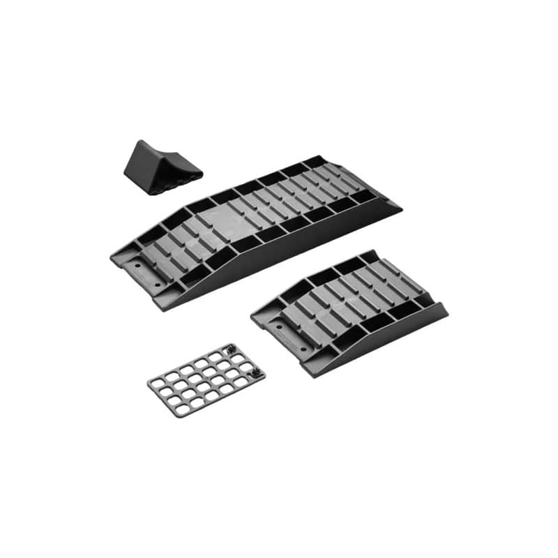 FROLI Wohnwagen-Set Auffahrkeil 4-tlg. schwarz - geprüfte B-Ware FROLI Wohnwagen-Set Auffahrkeil 4-tlg. schwarz - 27926