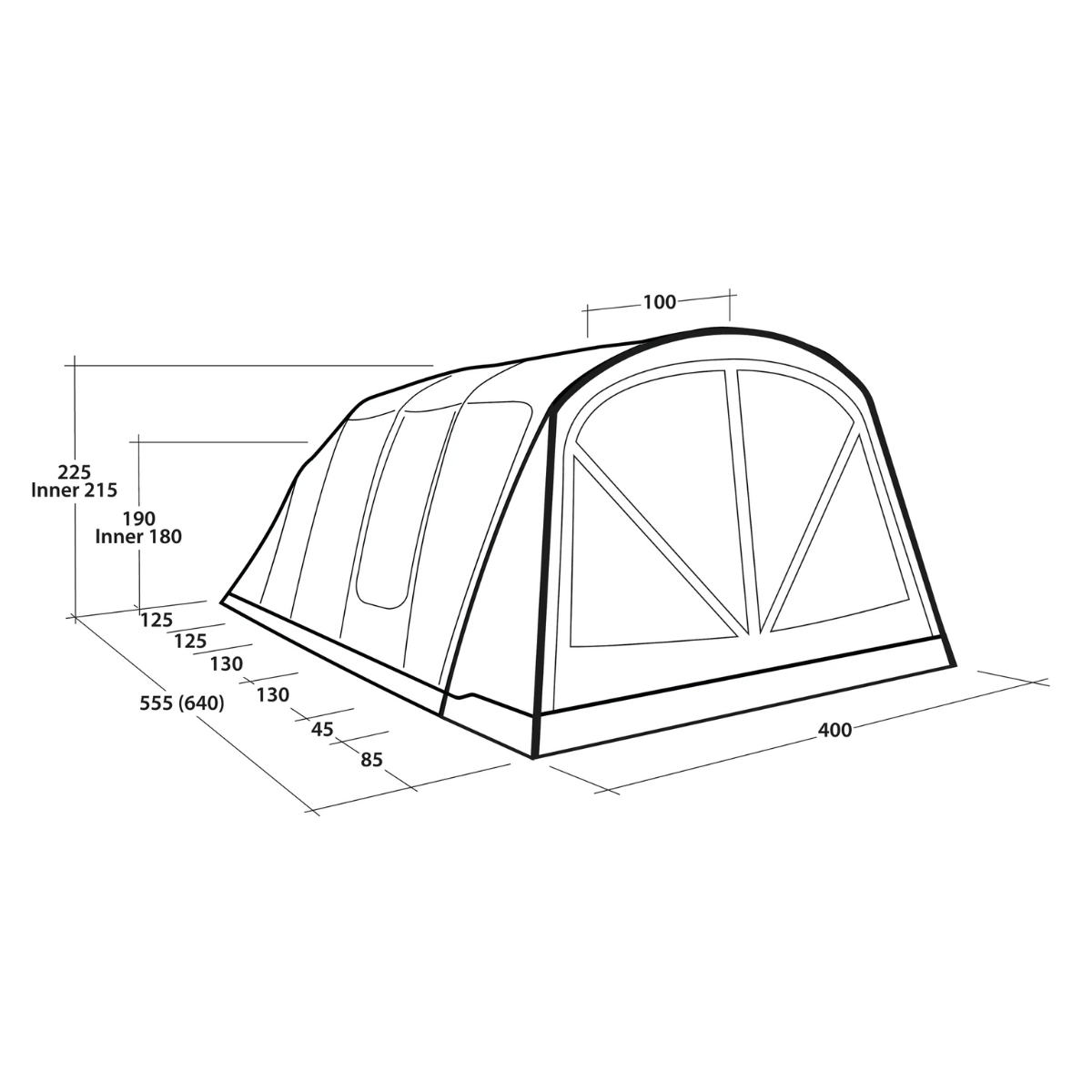 Outwell aufblasbares Familienzelt Florida 6 Air inkl. Teppich und Unterlage Outwell aufblasbares Familienzelt Florida 6 Air inkl. Teppich und Unterlage - 111539
