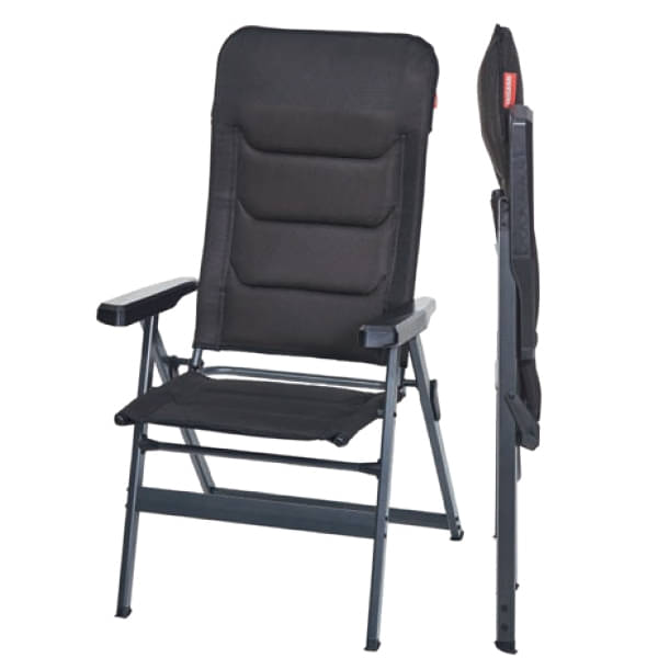 TRIGANO Campingstuhl PREMIUM- Schwarz - M-M042R238