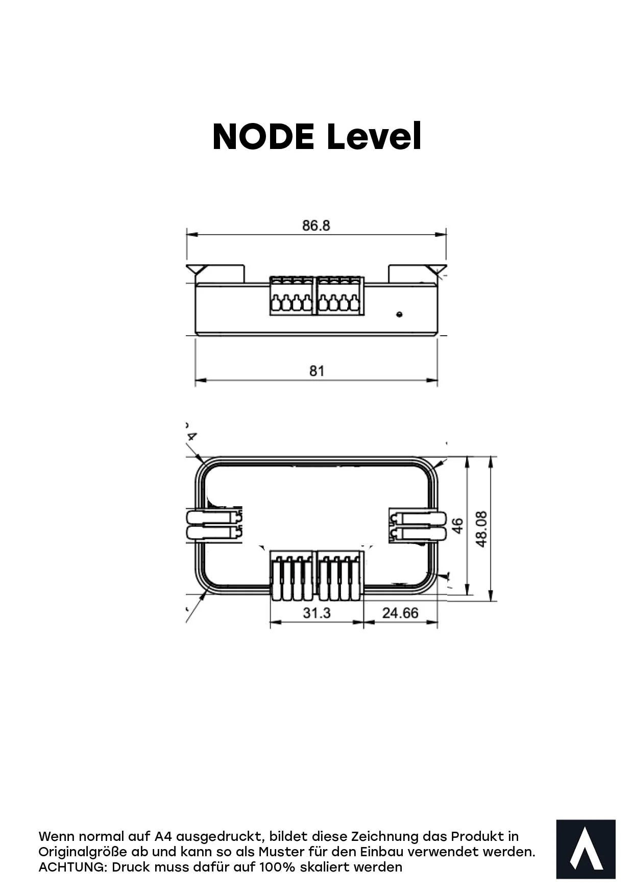 REVOTION Smarthome fuer Camper NODE-Level - Praezise Tankfuellstaende NODE Level