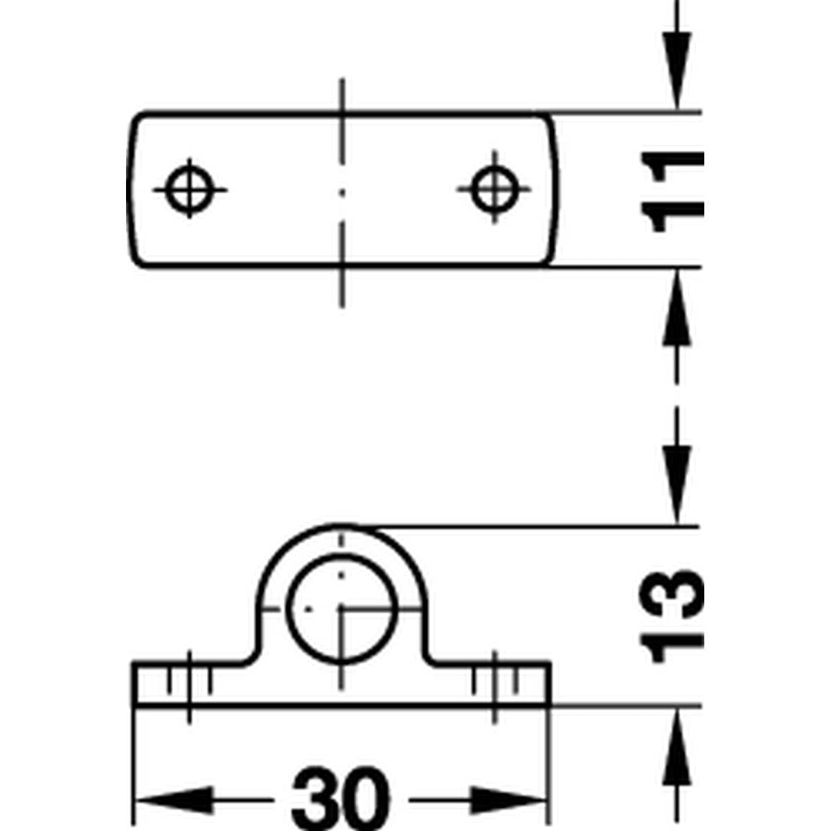 Push-Lock Stangenfuehrung 2er Pack 