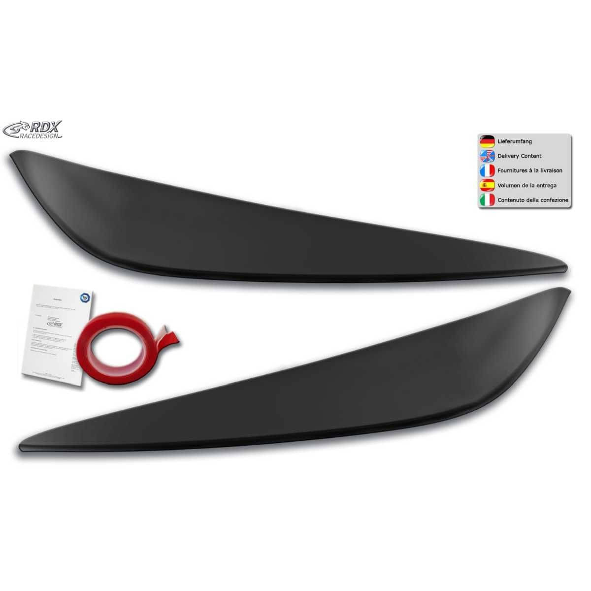 RDX Racedesign Scheinwerferblenden Boeser Blick fuer BMW 2er Gran Coupe F44 Bj. 2020-2024 - RDSB183