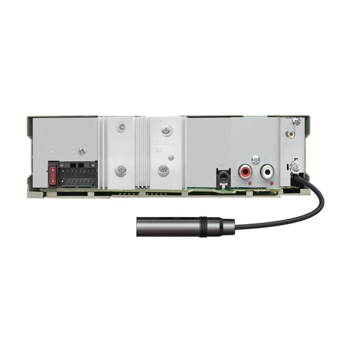 KENWOOD 1-DIN Autoradio ohne CD-Laufwerk mit roter Beleuchtung KMM-BT408DAB