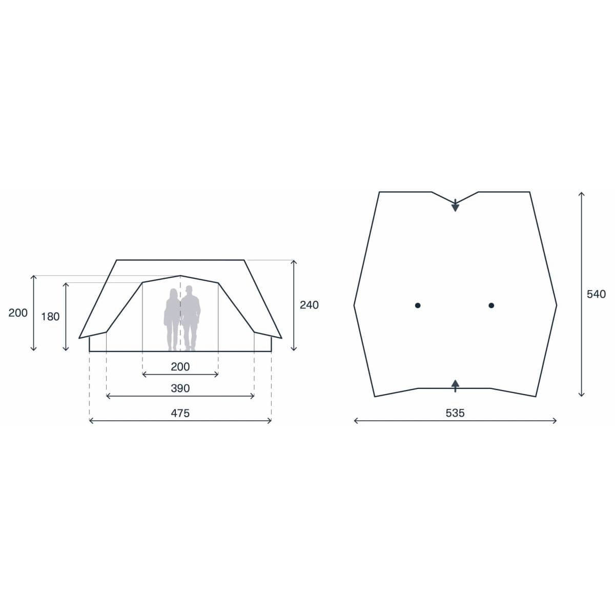 KAMPA Campingzelt Wildrest 06 - 9120002494