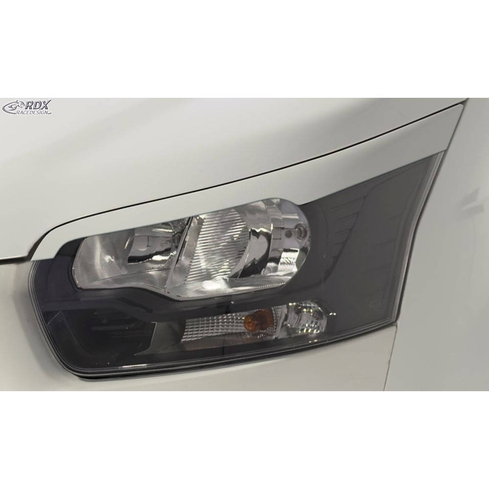 RDX Scheinwerferblenden Böser Blick FORD Transit mit Xenon/schwarze Halogen-Scheinwerfer ab Bj. 2014 RDX Scheinwerferblenden Boeser Blick FORD Transit mit Xenon-schwarze Halogen-Scheinwerfer ab Bj. 2014 - RDSB220X