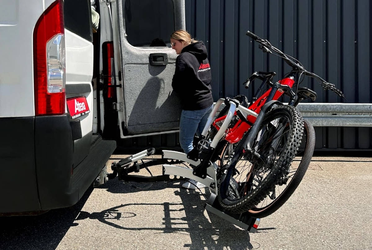 ATERA STRADA EVO RV Fahrradtraeger 2er 022707 weit ausziehbar- Fahrradtraeger fuer die Anhaengerkupplung von ATERA aus dem Allgaeu