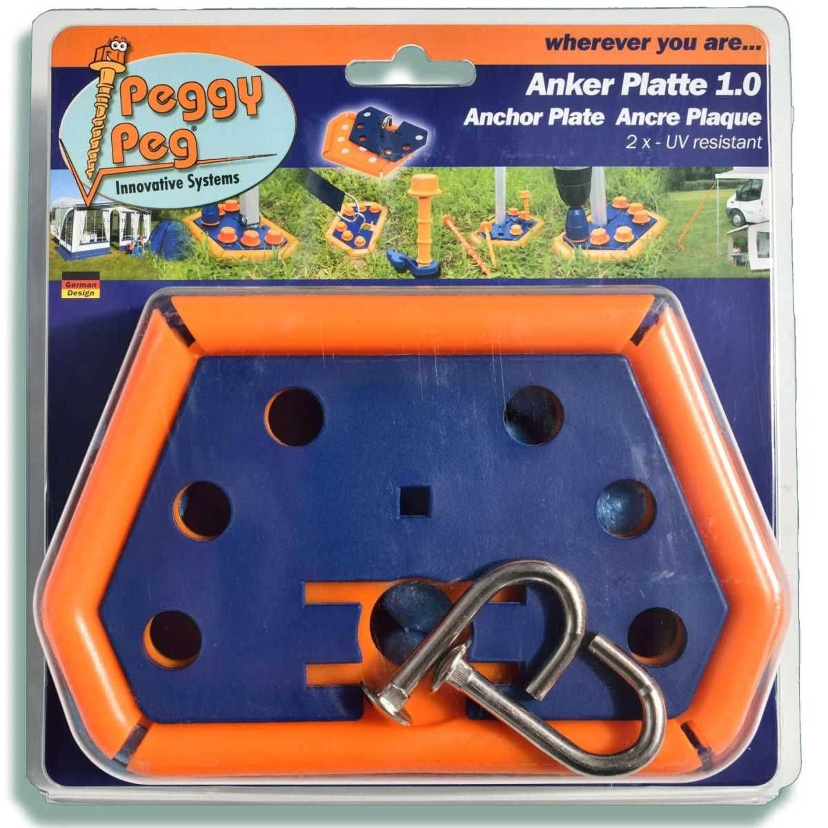 PEGGY PEG Ankerplatte 1.0 2er Set - PP11