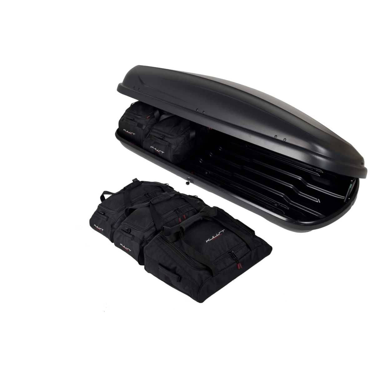 KJUST Dachboxen Taschen Set fuer Dachbox HAPRO TRAXER 6.6 5er-Set - 13202