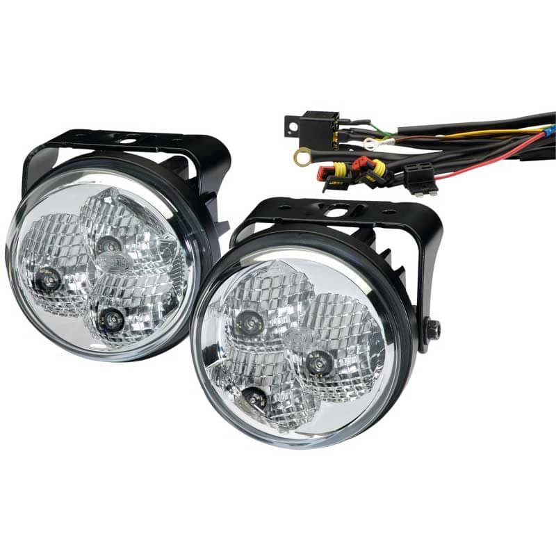 HELLA LED Tagfahrleuchten Set rund 90 mm 2PT 009 599-811