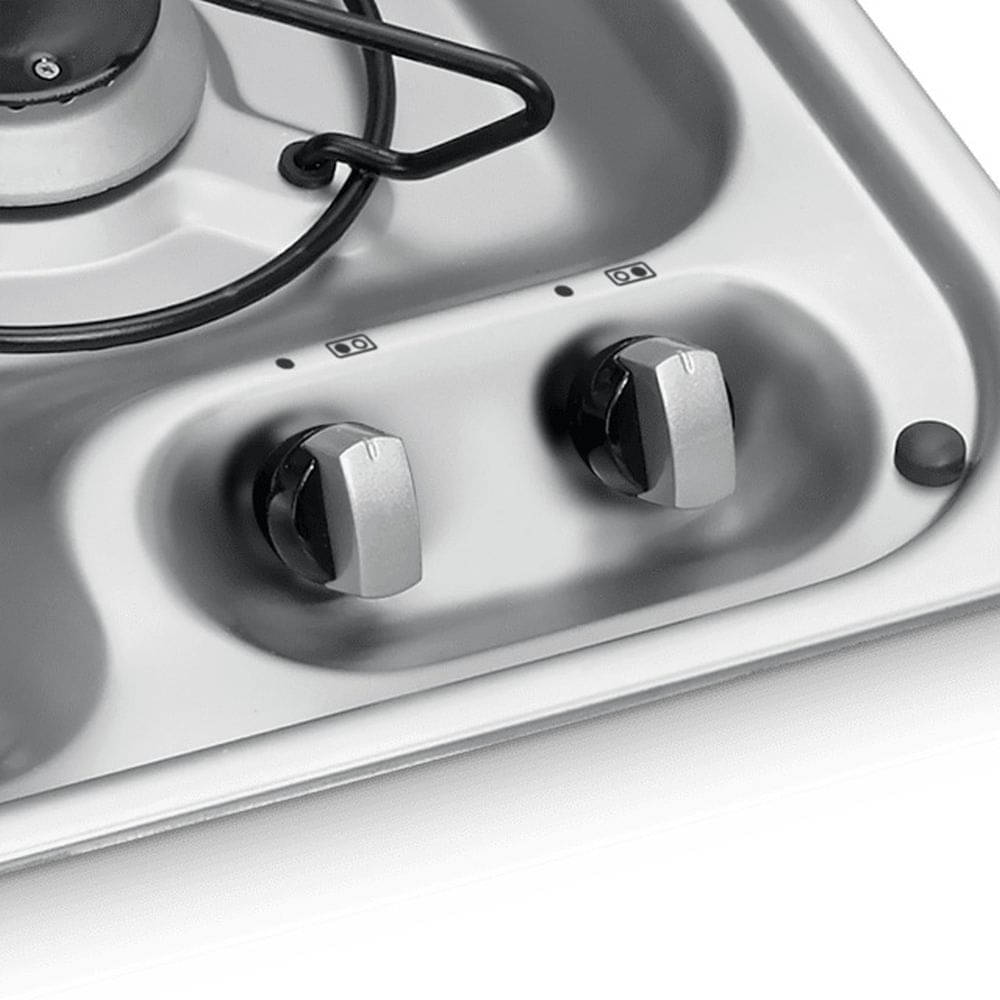 DOMETIC HBG 2335 Kochmulde- 2-flammig- mit Glasabdeckung- Edelstahl - 9620017481