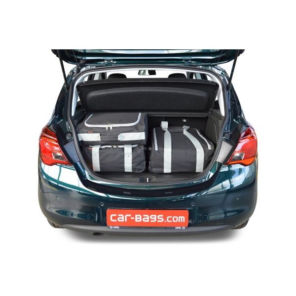 Car Bags O11101S Opel Corsa E 5-T- Bj- 14-19 Reisetaschen Set- Auf Ihr Auto massgeschneidert- Das Original