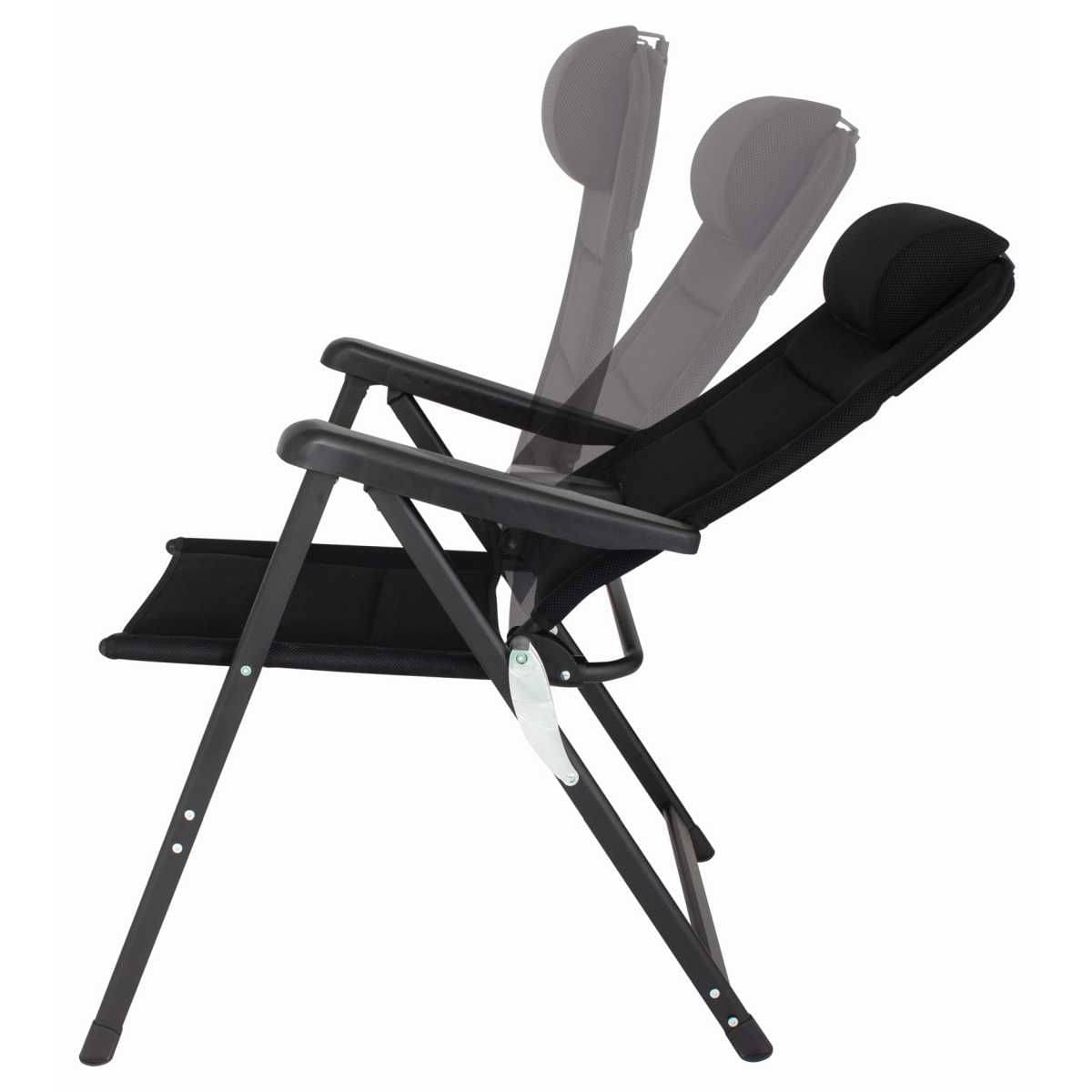 EuroTrail Campingstuhl CHATEAU Schwarz - ETCF1349