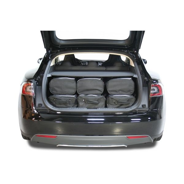 Car Bags T20101S TESLA Model S 5-Tuerer Bj- 12- Reisetaschen Set- Auf Ihr Auto massgeschneidert- Das Original