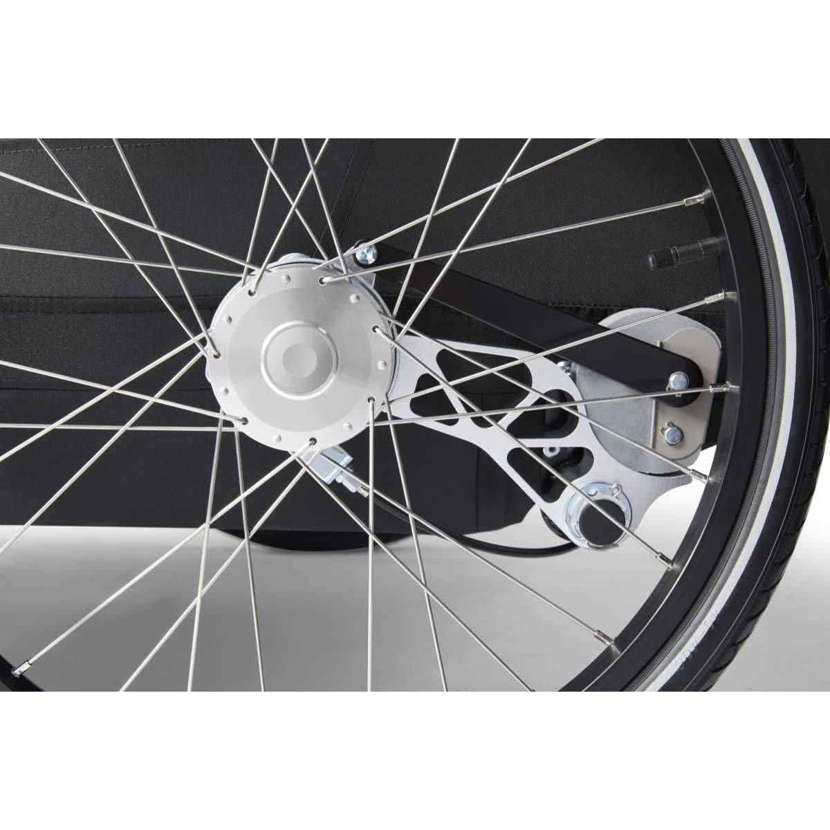 CROOZER Kinderfahrradanhaenger Kid Yuuna Moonlight Black - 121001124