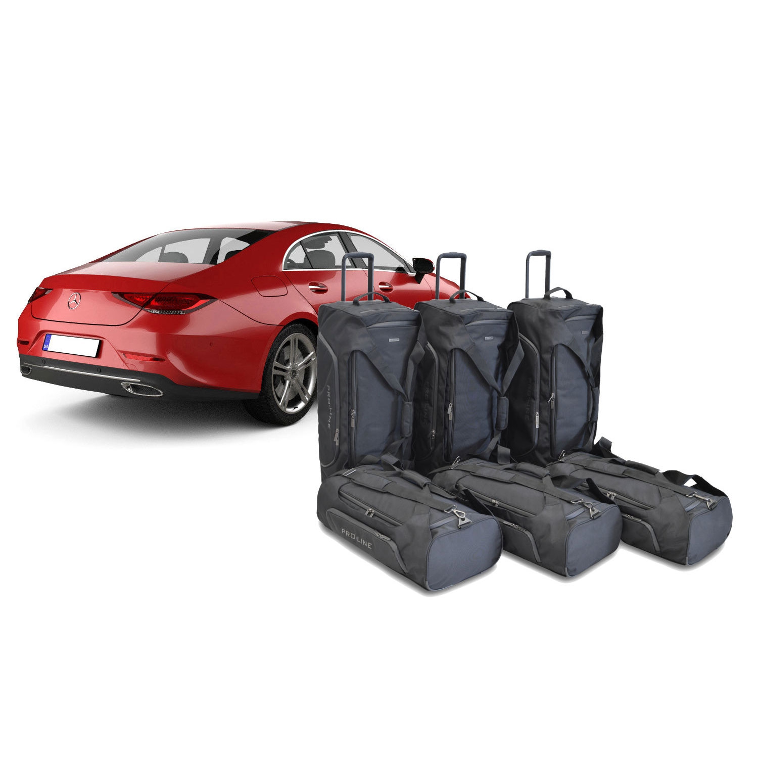 Car Bags Pro-Line M24301SP Mercedes CLS -C257- Coupe Bj- 18- Reisetaschen Set- Auf Ihr Auto massgeschneidert- Das Original