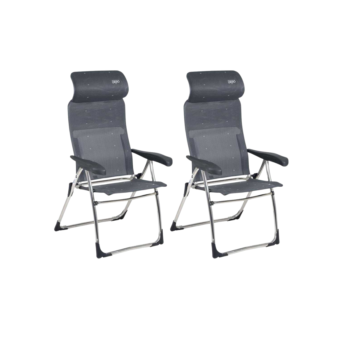 CRESPO Campingstuhl Classic Compact AL-215-C anthrazit 2er-Set - 1104963