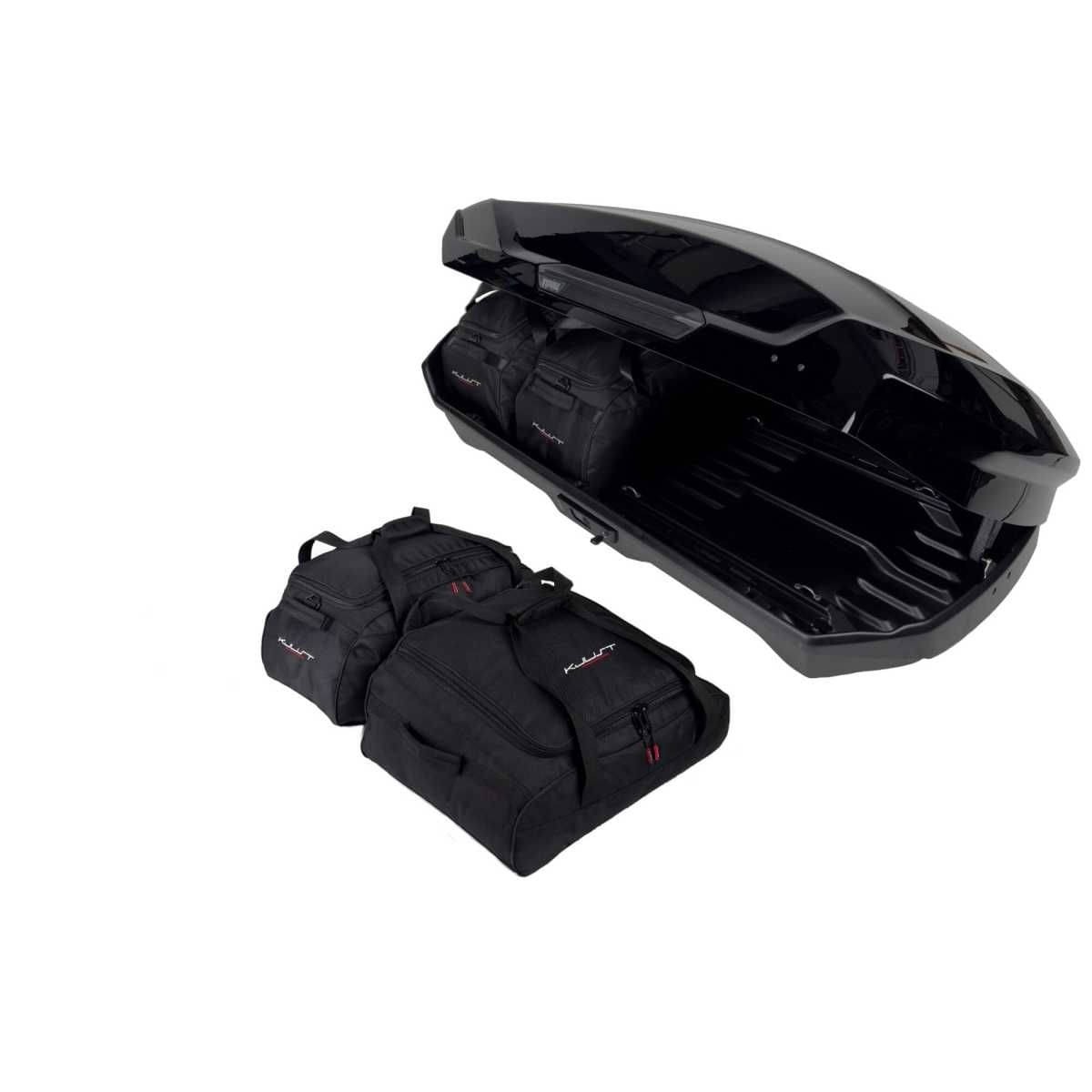 KJUST Dachboxen Taschen Set fuer Dachbox THULE MOTION 3 M 4er-Set - 13167