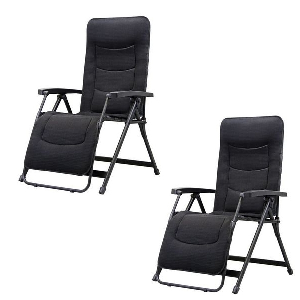 Set WESTFIELD Aeronaut Relaxsessel anthracite grey 2 Stuehle - Performance Series - 201-613 AG