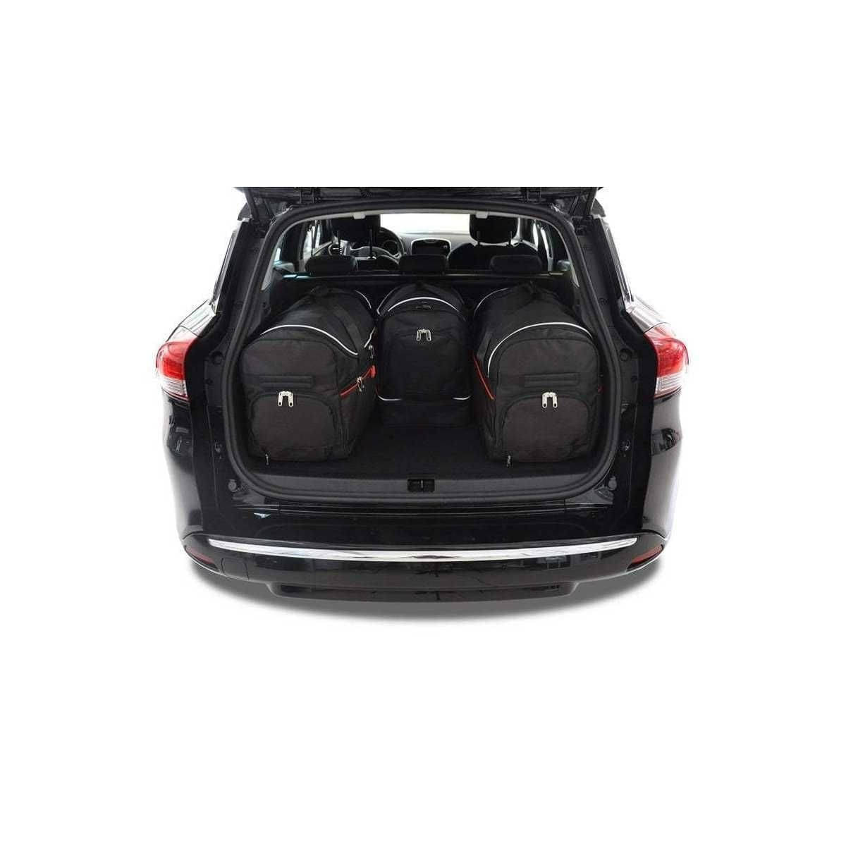 KJUST Kofferraum Taschen Set fuer RENAULT CLIO GRANDTOUR Bj. 2013-2019 4er-Set - 7034003