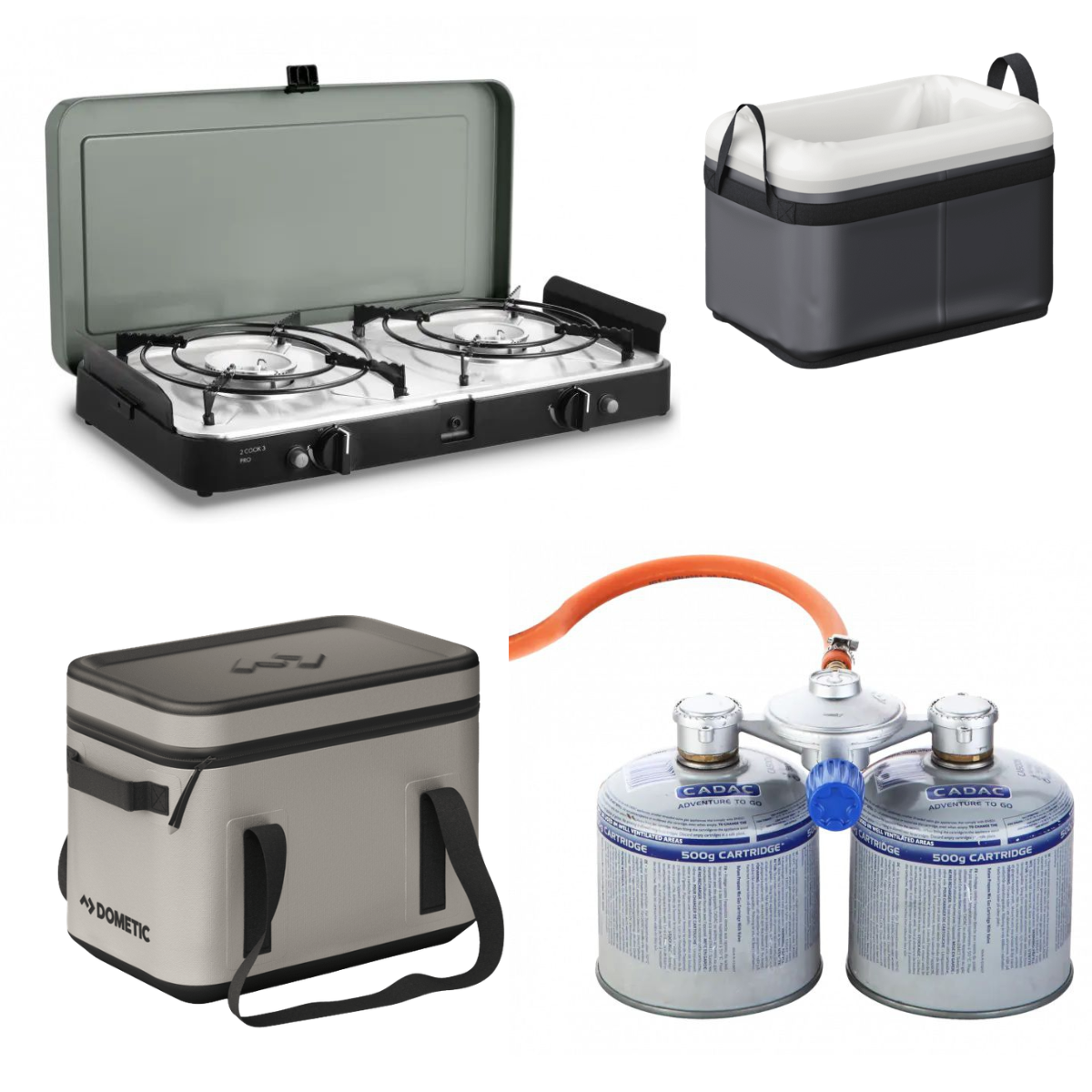 CADAC 2 Cook 3 Pro Stove 50mbar - Premium-Set 1.0 - 203P1-10-DE 346-10-DE CA500-N 9600050768 9600050791