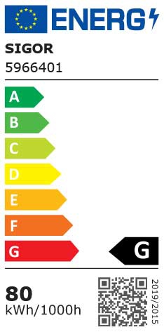 SIGOR Hochvolt LED-Streifen- 230 Volt- 3000 K 