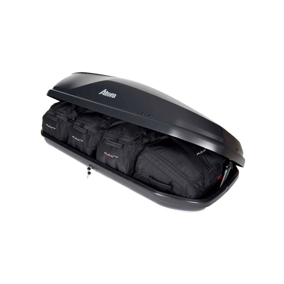 KJUST Dachboxen Taschen Set fuer Dachbox ATERA CASAR M 4er-Set - 13136