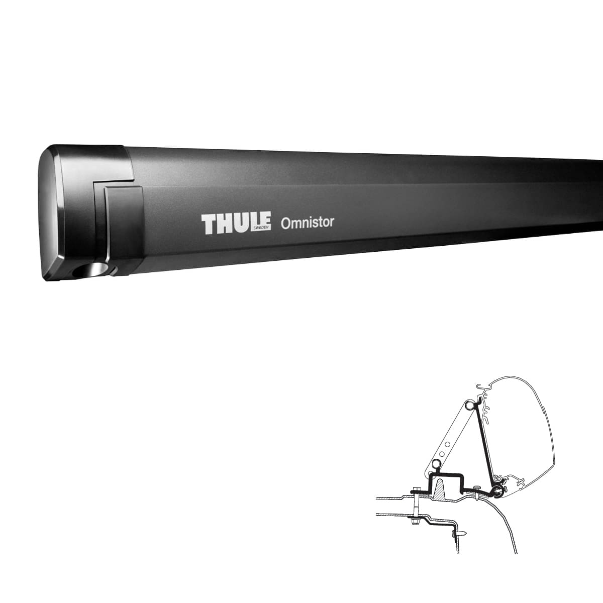 Thule Omnistor 5200 -3-02x2.50- - 301213 - Markise THULE Omnistor 5200 Mystic grau 300 cm Gehaeuse anthrazit
