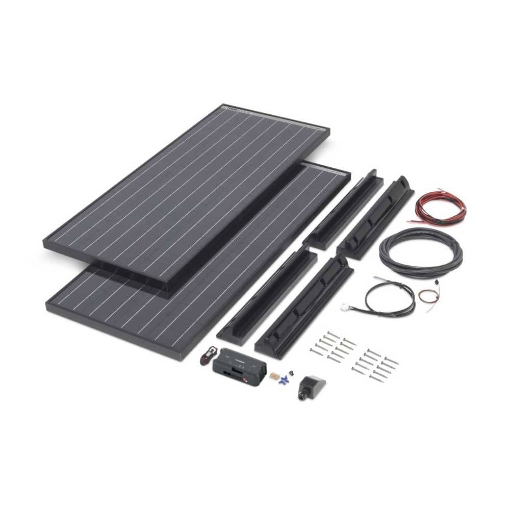 DOMETIC BÜTTNER Power Black Line Solar-Komplettanlage 2x130 WP = 260 Wp DOMETIC BUeTTNER Power Black Line Solar-Komplettanlage 2x130 WP = 260 Wp - 9620017458