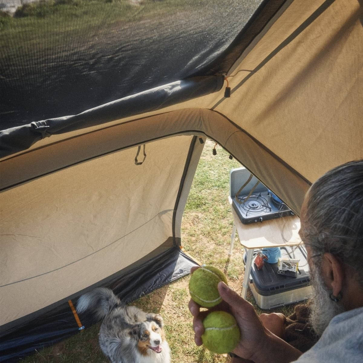 DOMETIC RT L Anbauzelt fuer Dometic Dachzelt TRT 140 AIR- Hoehe 170-200 cm - 9120002120