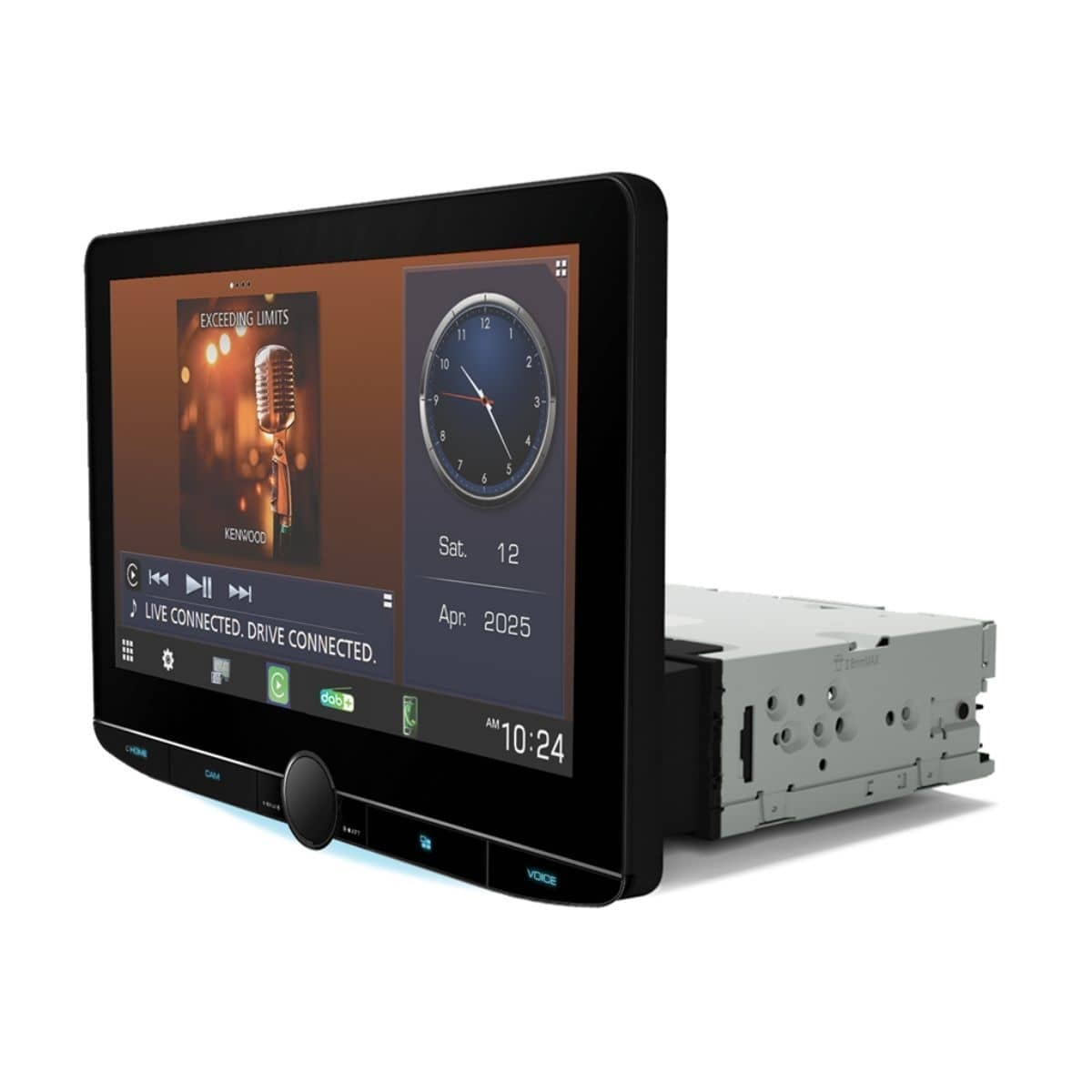 KENWOOD DMX9724XFS-CAMPER inkl- Installations-Kit mit LFB fuer Ford Transit Custom ab Bj. 2018 - DMX9724XDS-CAMPER KITFOPROFB