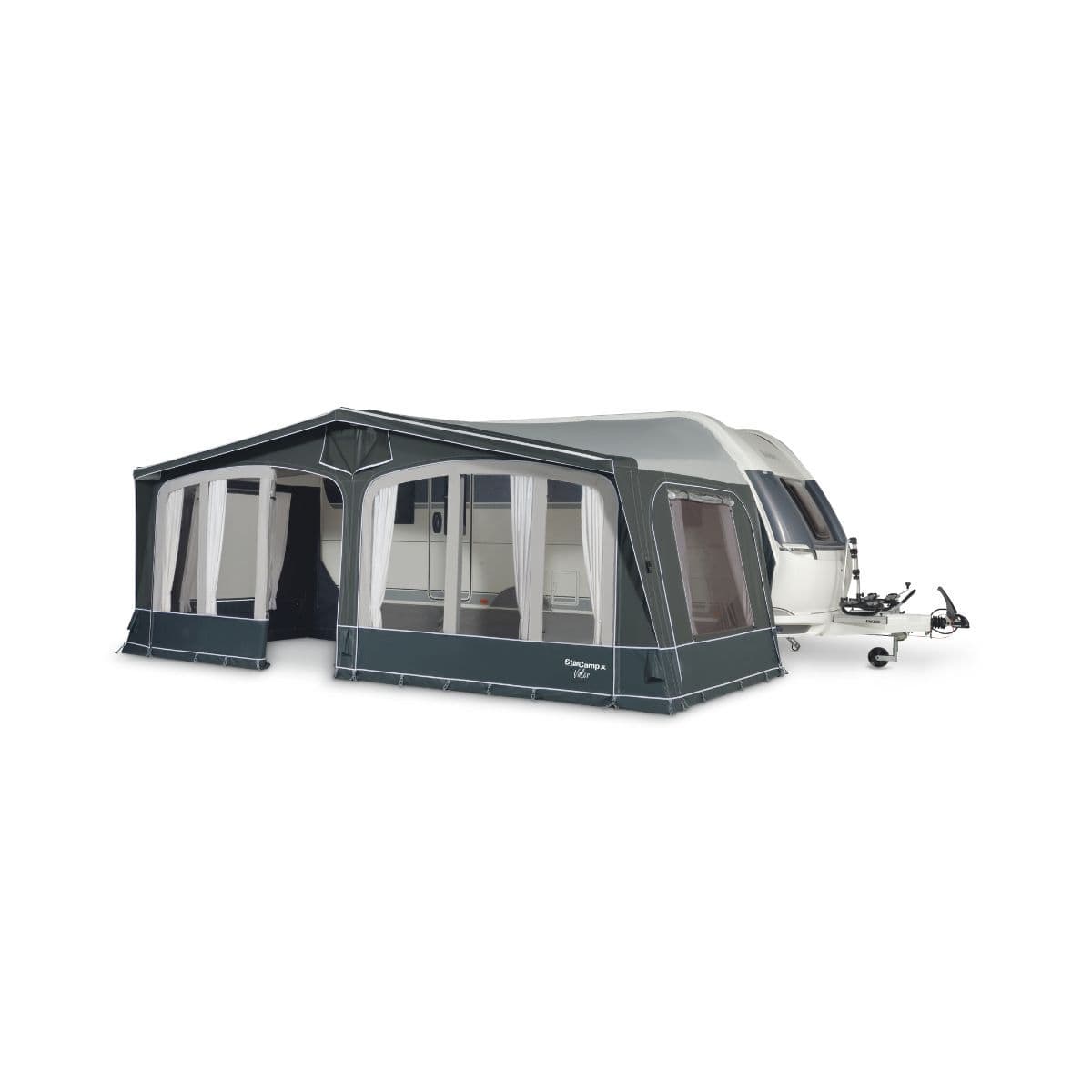 StarCamp aufblasbares Wohnwagen-Vorzelt VALOR AIR Gr. 6- Umlaufmass 775-800 cm- Tiefe 240 cm - 13406