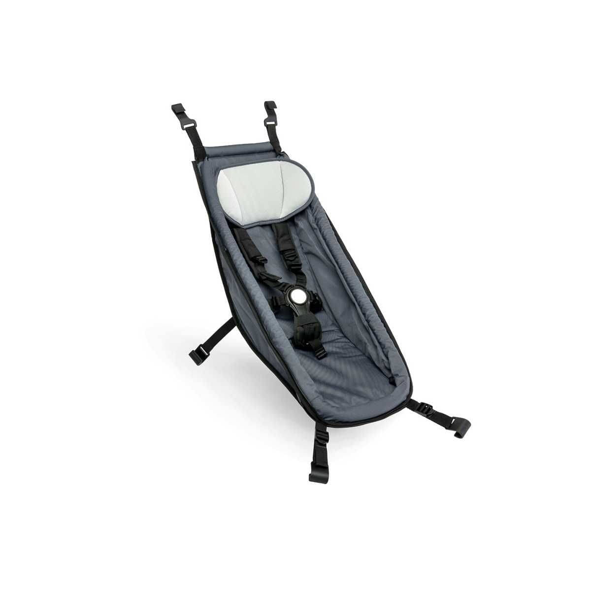 CROOZER Babysitz Kraams fuer Croozer Kid ab 2014 Graphite Blue - 122000422