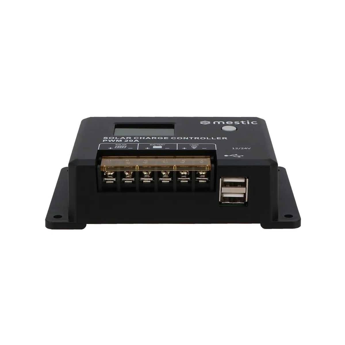 MESTIC MSC-2020 PWM-Solarregler, 12 V, 300 W, 20 A MESTIC MSC-2020 PWM-Solarregler- 12 V- 300 W- 20 A - 1519210