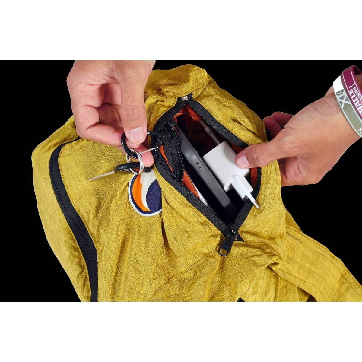 TICKET TO THE MOON King Size Hammock Haengematte Burgundy - Dark Yellow inkl. Moon Straps - TMK3437 TMSTRAP