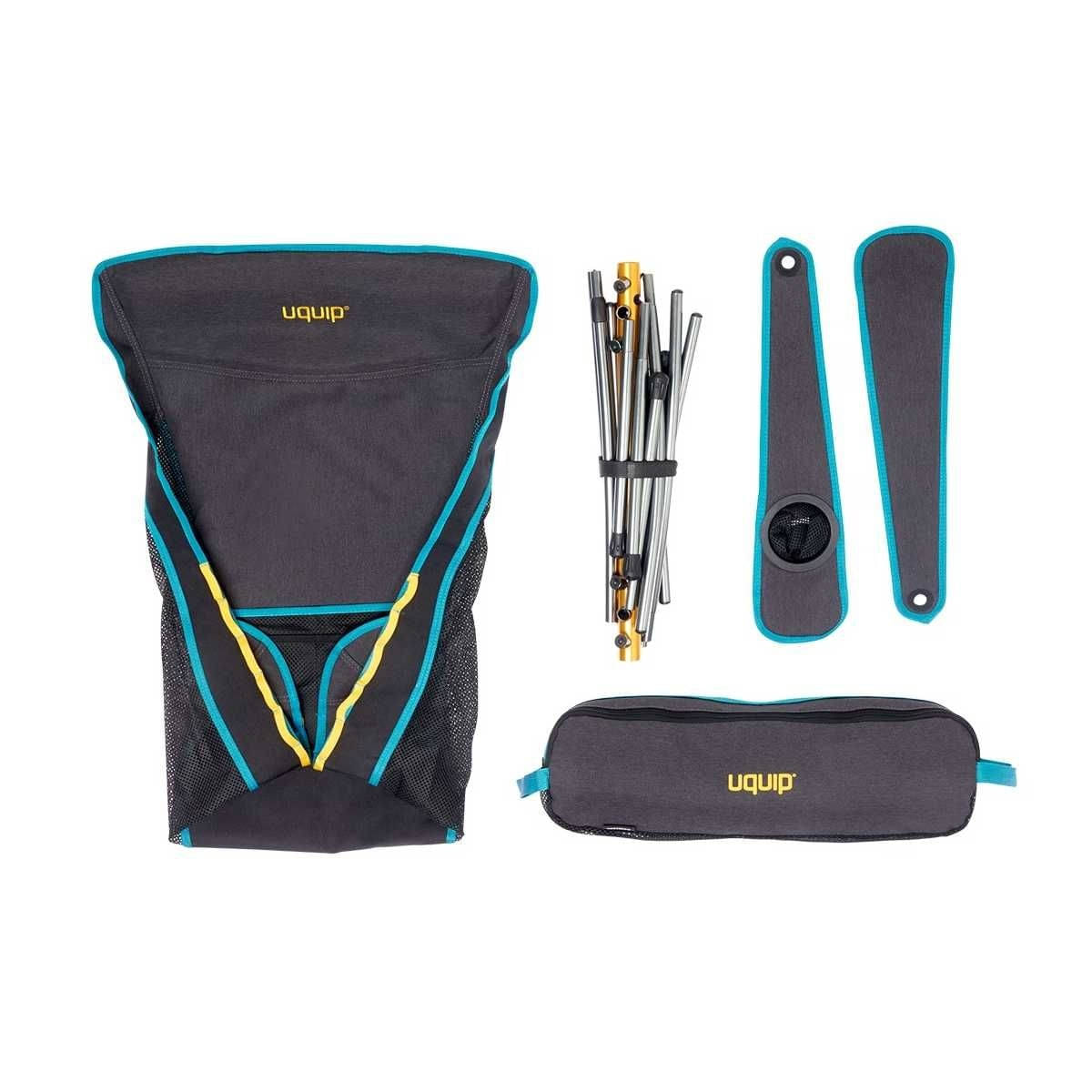 UQUIP Leichtgewichts-Faltstuhl INFINITY LOUNGER grey - 244047