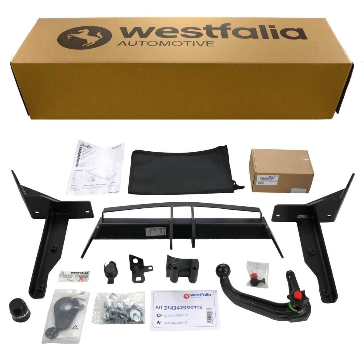 WESTFALIA Abnehmbare Anhängerkupplung Opel Insignia Sports Tourer 08/09-05/17 im Set inkl. E-Satz Westfalia Abnehmbare Anhaengerkupplung fuer Opel Insignia Sports Tourer -BJ 08-2009-05-2017- - im Set mit 13-pol. fahrzeugspezifischem Elektrosatz - 314342900113