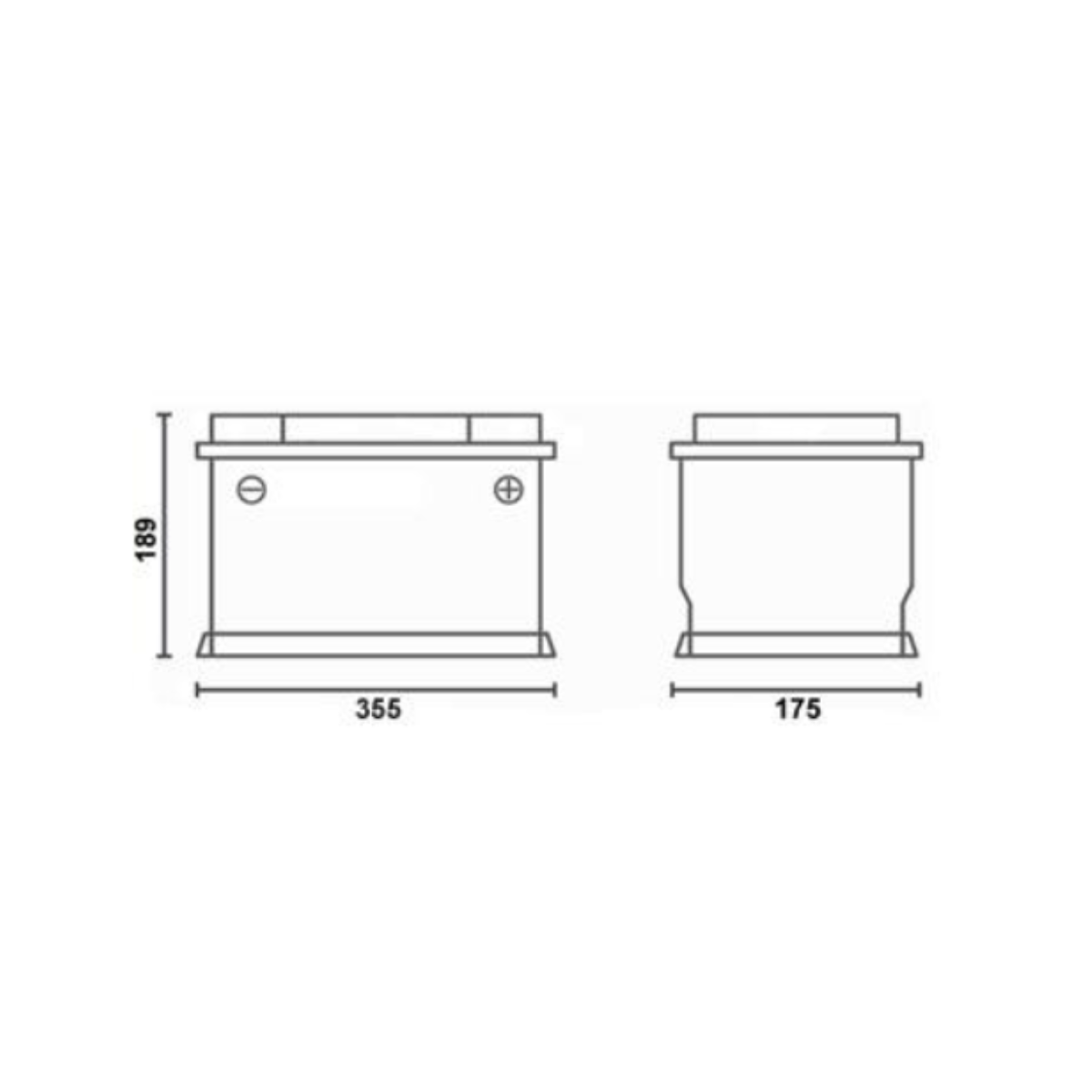 BULLTRON Lithium-Batterie POLAR 165Ah 12V inkl. BMS 200A Dauerstrom - App - LI165B200-12-P