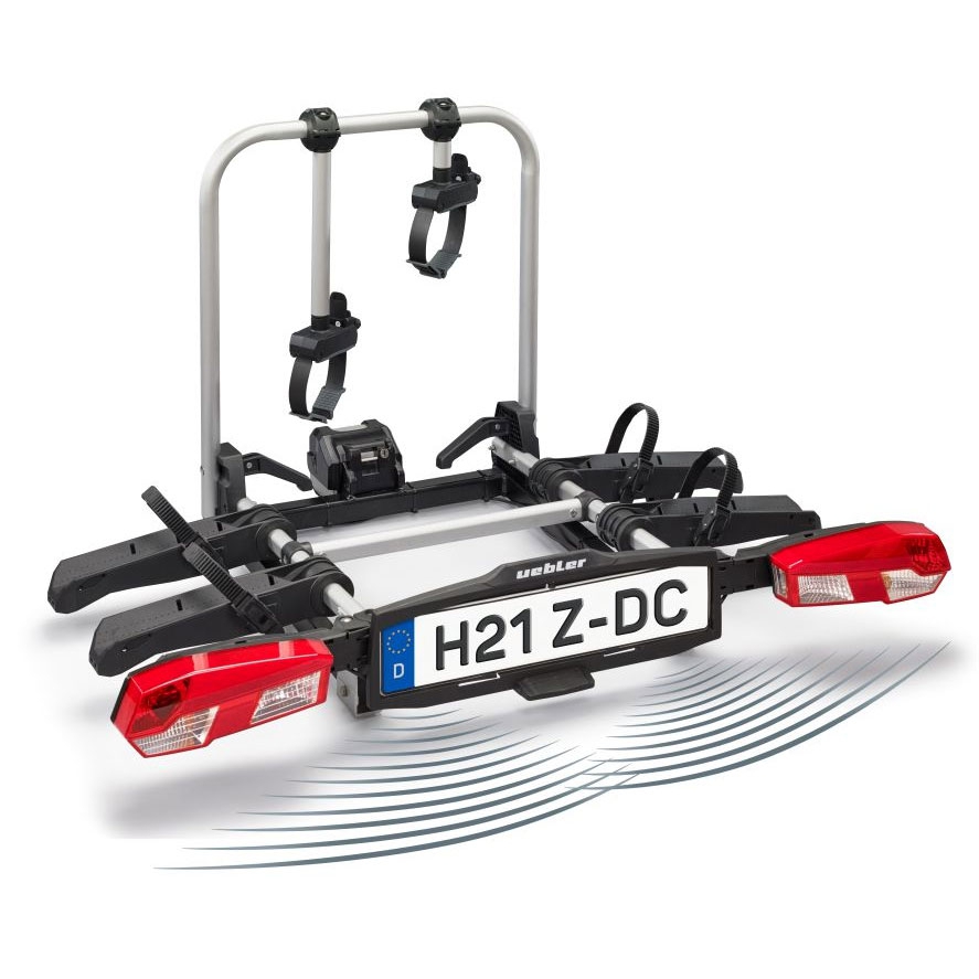 UEBLER H21 Z DC Fahrradtraeger 18170-DC mit 90° Abklappung Rueckfahrkontrolle