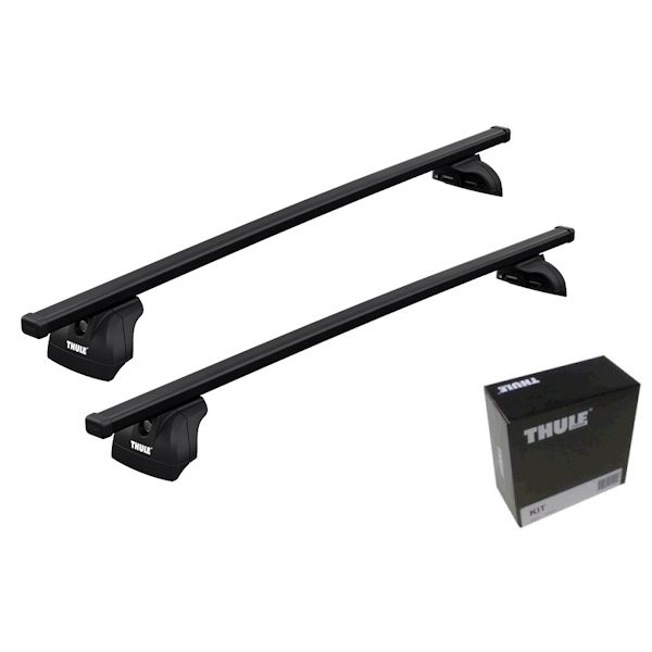 Kompletter THULE Dachtraeger mit SquareBar Stahl Vierkantprofilen-