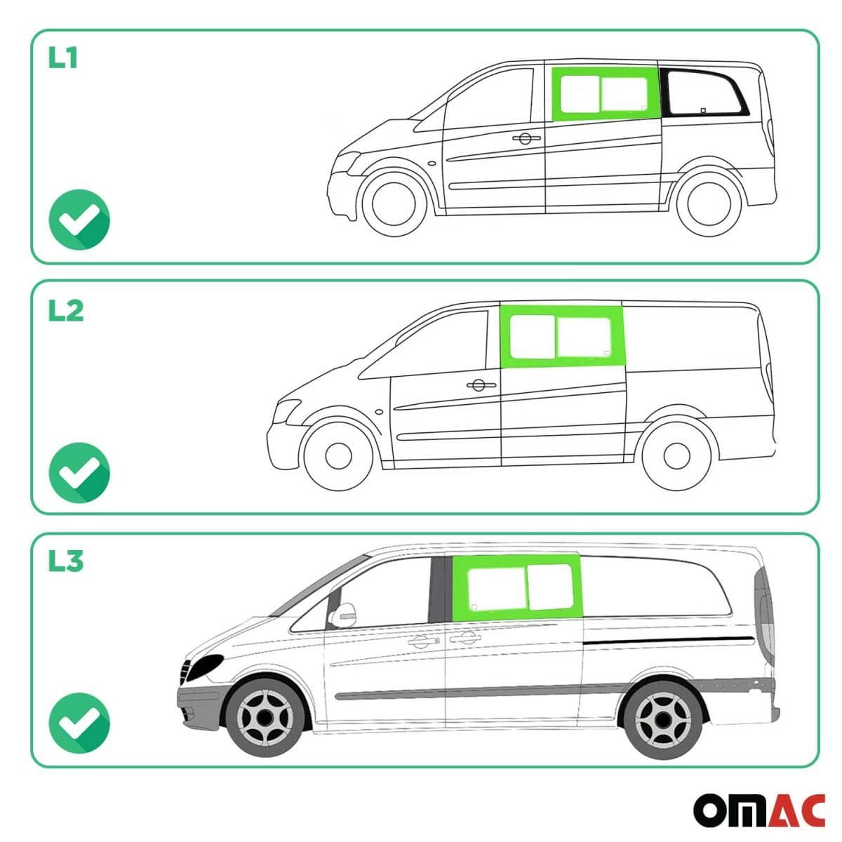 OMACSeitenfenster Schiebefenster MB Vito W639 L1/L2/L3 Bj. 2003-2014 Vorne Links OMACSeitenfenster Schiebefenster MB Vito W639 L1-L2-L3 Bj. 2003-2014 Vorne Links - 4721405-1FSSL