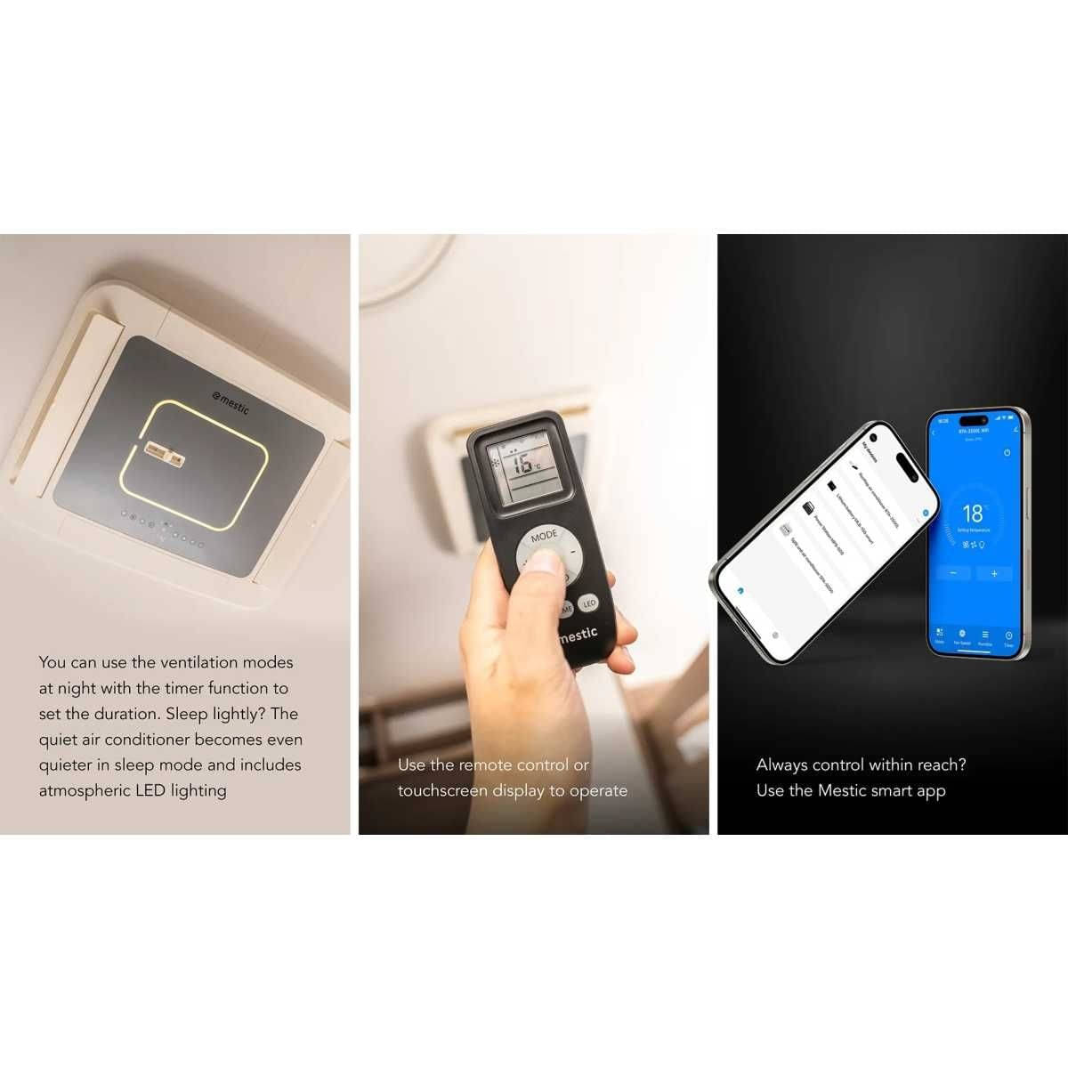 MESTIC RTA-1700L Dachklimaanlage 1767 W Schwarz MESTIC RTA-1700L Dachklimaanlage 1767 W Schwarz - 1517820