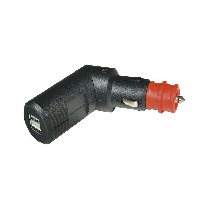 Winkelbarer Doppel USB Stecker