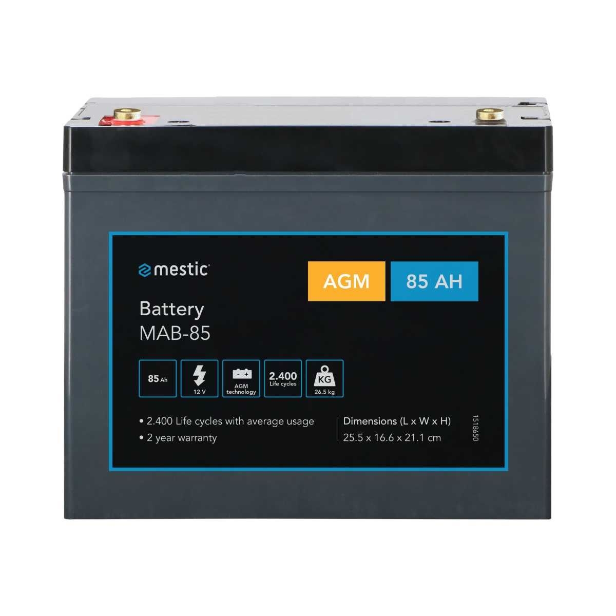 MESTIC AGM-Batterie MAB-85 - 1518650