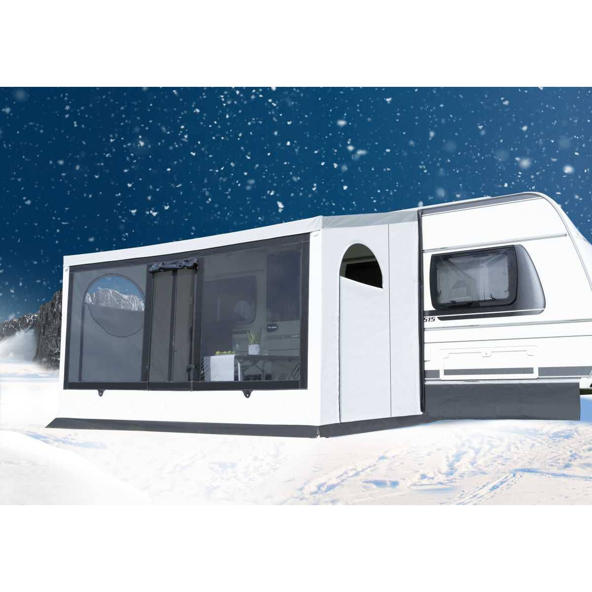 WIGO Wintervorzelt WIGO INUIT Storm 250 x 200 cm Anbauhoehe 235 - 250 cm - 6279