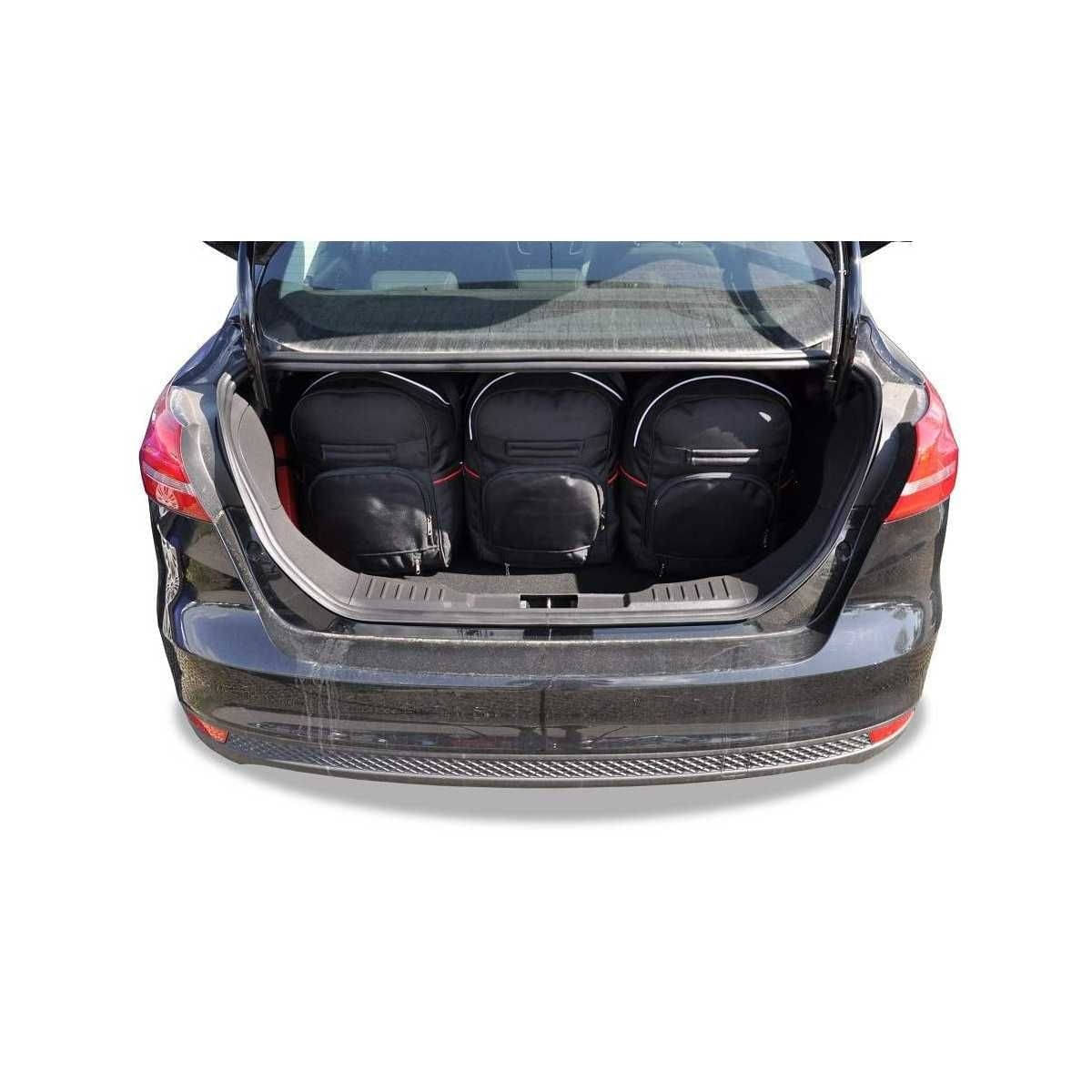 KJUST Kofferraum Taschen Set fuer FORD FOCUS Limousine Bj. 2011-2018 5er-Set - 7015014