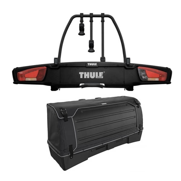 THULE 939 VeloSpace XT 3 Fahrradtraeger black Set inkl. 9383 Heckbox